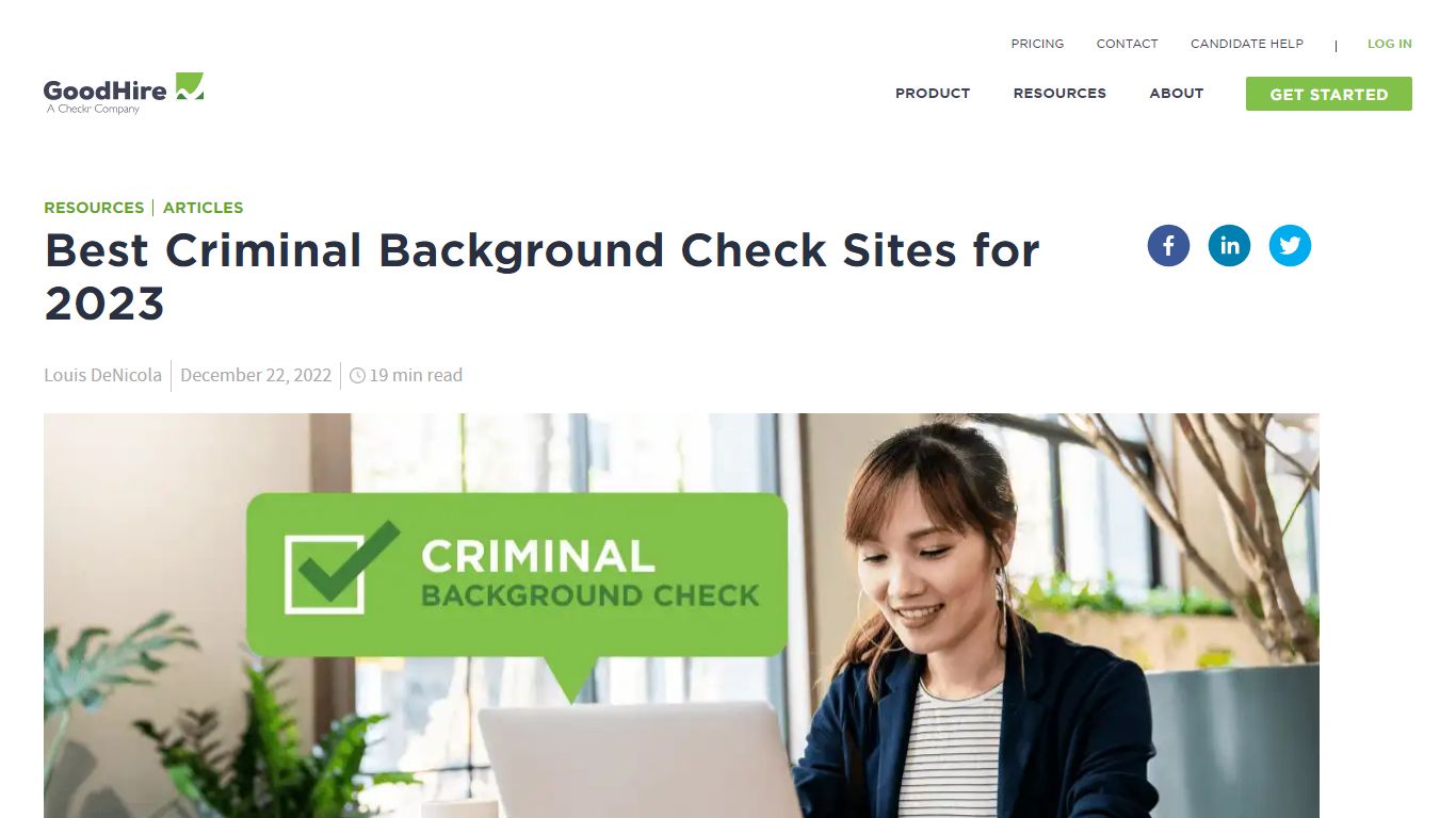 Best Criminal Background Check Sites for 2023 | GoodHire